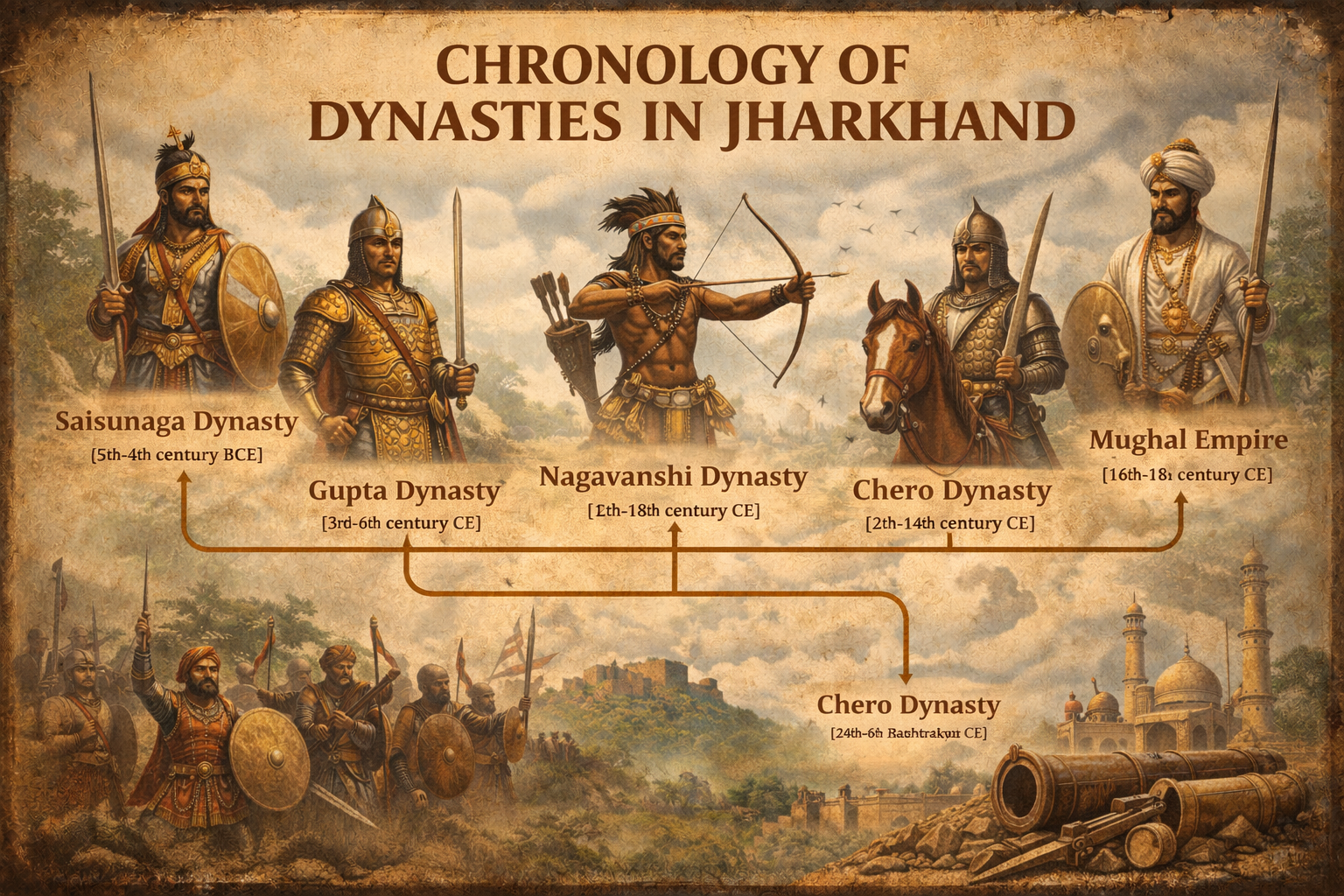 chronology of dynasties in Jharkhand
